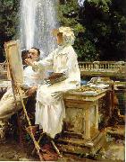 John Singer Sargent Jane Emmet und Wilfred de Glehn oil painting artist